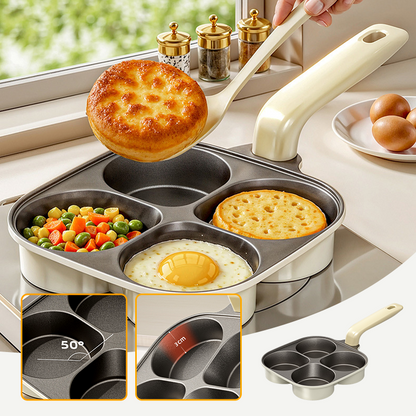 🔥🍳4-Cup Nonstick Omelette Pan🍽️