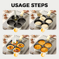 🔥🍳4-Cup Nonstick Omelette Pan🍽️