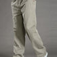 Casual broek met rechte pijpen en elastische tailleband voor here