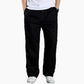 Casual broek met rechte pijpen en elastische tailleband voor here