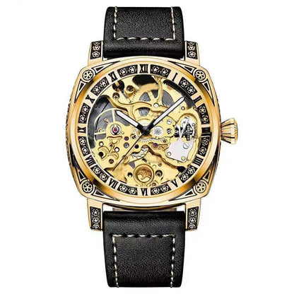 Multifunctioneel Gegraveerd Mechanisch Horloge