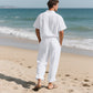 Casual shirt en broek 2-delige set voor heren