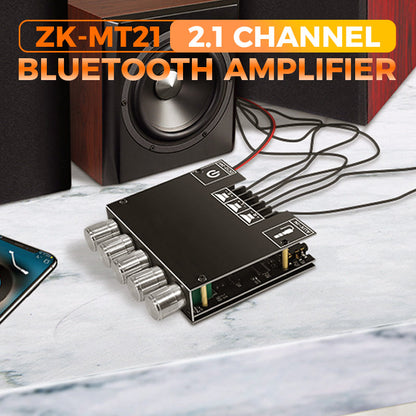 ZK-MT21 2.1-kanaals Bluetooth-versterker 50 W × 2 + 100