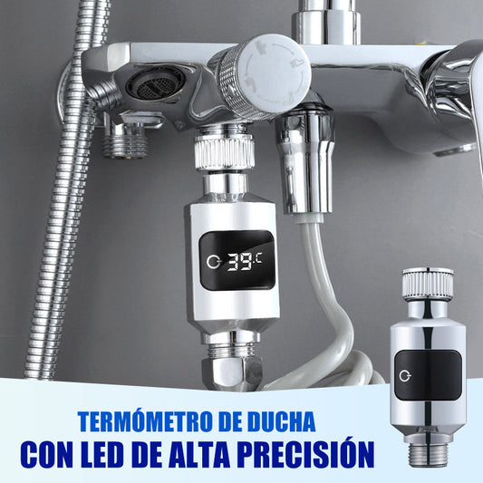 Zeer nauwkeurige LED-douchethermometer