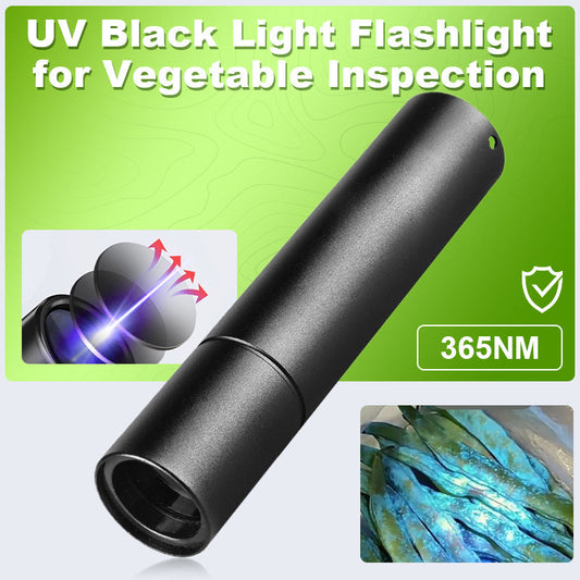 UV-blacklight-zaklamp voor groente-inspecti