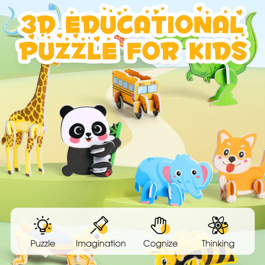 3D-educatieve puzzel voor kindere