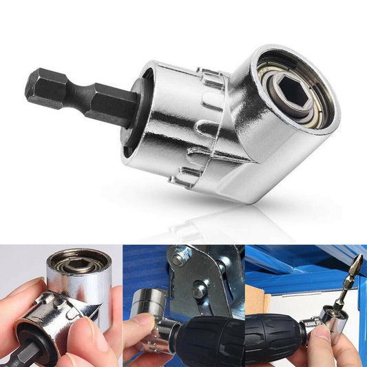 105°Right Angle Head Drill Driver Extension Bit Power Schroevendraaier Socket Adapte