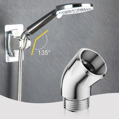 135-Degree Shower Head Elbow Adapter