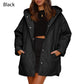 🔥Gratis verzending——Gewatteerde jas met capuchon, wintertrend