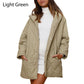 🔥Gratis verzending——Gewatteerde jas met capuchon, wintertrend