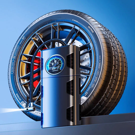 Multifunctionele draadloze draagbare opblaaspomp met intelligent digitaal display