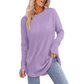 Casual Lange Mouwen Ronde Hals Top Dames
