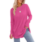 Casual Lange Mouwen Ronde Hals Top Dames