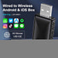 USB-dongle voor draadloze autoconnectiviteit met Apple CarPlay en Android Auto CarPlay