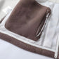 Heren jas met capuchon, dubbelzijdig, van imitatie fleece