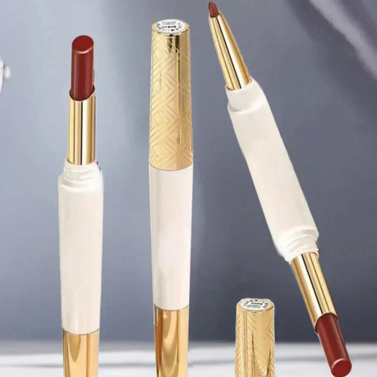 🎉2026 Hete uitverkoop 🎉 2-in-1 waterproof lippenstift en lipliner