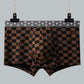 Vintage boxershorts met print voor heren