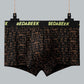 Vintage boxershorts met print voor heren