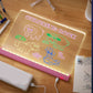 ✨ Kinderen LED Glow Tekenbord DIY Set – Magisch Voor Creatief Speelplezier, Oogvriendelijk & Draagbaar!
