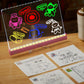 ✨ Kinderen LED Glow Tekenbord DIY Set – Magisch Voor Creatief Speelplezier, Oogvriendelijk & Draagbaar!