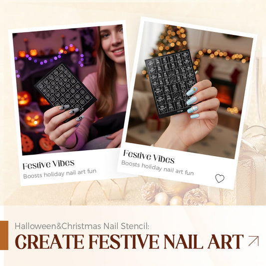 Halloween & Kerst Nagelsjabloon: creëer feestelijke nagelkunst