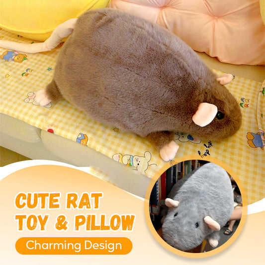 Schattig rat knuffelkussen