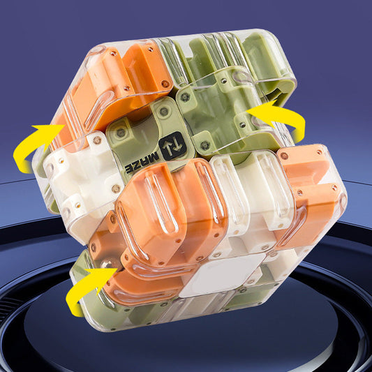 Leuk 3D doolhof Rolling Cube puzze