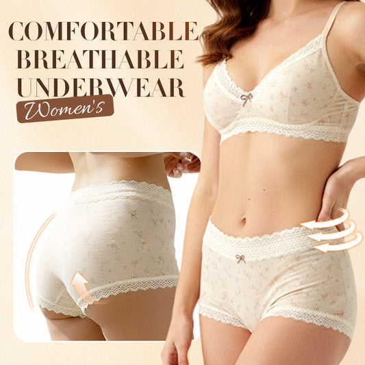Comfortabel, ademend ondergoed voor vrouwe