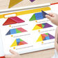 🎁Magnetische tangram -puzzelset voor kinderen