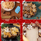 24-delige roestvrijstalen kerstkoekjesvormpjes set