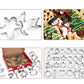 24-delige roestvrijstalen kerstkoekjesvormpjes set