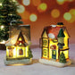 Miniatuur LED Verlicht Kerstdorp Hui