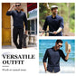 👔 Heren Casual Mode Overhemd met Lange Mouwen