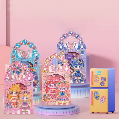 💥GROTE UITVERKOOP 🛒Magnetische aankleedpoppen voor kinderen