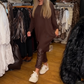 🔥 Tijdelijke Aanbieding – Stijlvolle Tweedelige Set: Losse Top & Effen Broek