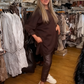 🔥 Tijdelijke Aanbieding – Stijlvolle Tweedelige Set: Losse Top & Effen Broek