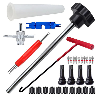 🔥🚀 Bandenreparatie in 60 seconden! Onze 5-in-1 ventielgereedschapsset levert professionele resultaten voor auto's, fietsen en meer - profiteer van 40% KORTING voordat het te laat is! 💪✨
