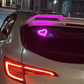 Draadloze hartvormige sfeerlamp voor de auto