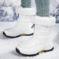 🔥 60% KORTING ! ✨ Antislip Winterlaarzen voor Dames - Warme Binnenvoering, Gemakkelijk Ritsontwerp, Geschikt voor Sneeuw en IJs ❄️👢
