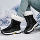 🔥 60% KORTING ! ✨ Antislip Winterlaarzen voor Dames - Warme Binnenvoering, Gemakkelijk Ritsontwerp, Geschikt voor Sneeuw en IJs ❄️👢