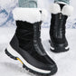 🔥 60% KORTING ! ✨ Antislip Winterlaarzen voor Dames - Warme Binnenvoering, Gemakkelijk Ritsontwerp, Geschikt voor Sneeuw en IJs ❄️👢