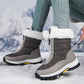 🔥 60% KORTING ! ✨ Antislip Winterlaarzen voor Dames - Warme Binnenvoering, Gemakkelijk Ritsontwerp, Geschikt voor Sneeuw en IJs ❄️👢