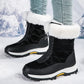 🔥 60% KORTING ! ✨ Antislip Winterlaarzen voor Dames - Warme Binnenvoering, Gemakkelijk Ritsontwerp, Geschikt voor Sneeuw en IJs ❄️👢