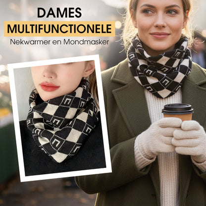 Dames Multifunctionele Nekwarmer en Mondmasker