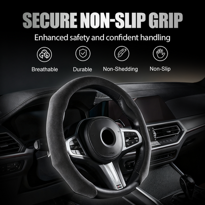 Faux Suede Anti-Slip Steering Wheel Covers
