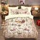🎄 NU 50% KORTING! ✨ Feestelijke kerstset van 3-delige dekbedovertrekken - zacht geborsteld polyester met kerstmotieven voor een gezellige seizoensdecoratie 🛏️❤️