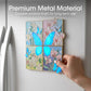Lichtgevende metalen vlinder-puzzel-koelkastmagnee