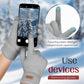 Warme thermische gebreide touchscreenhandschoene