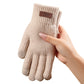 Warme thermische gebreide touchscreenhandschoene