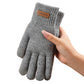 Warme thermische gebreide touchscreenhandschoene